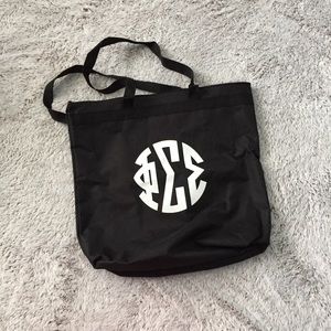 phi sigma sigma monogram tote bag